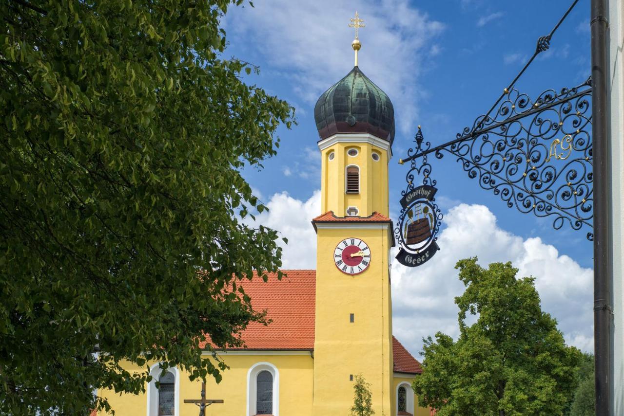 Landgasthof Geser Sarching Exterior foto